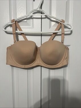 R Line by Reitmans convertible /Strapless Nude T-Shirt Bra. 40C